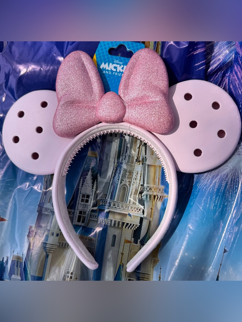 Crocs Disney Minnie Mouse Ears Headband Pink 2026
